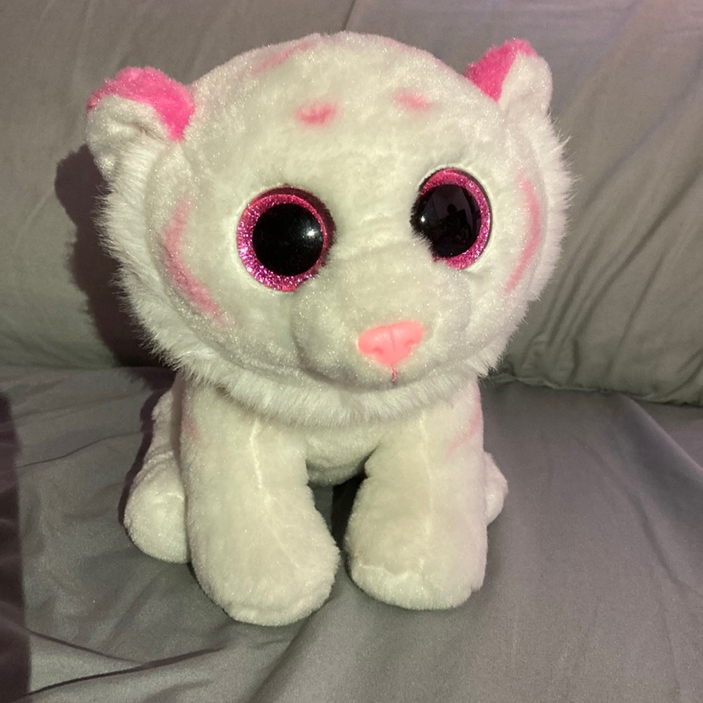 TY Beanie Boos Pink Sparkle Tiger Tabor 9” Stuffed Animal